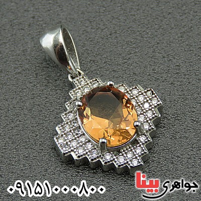گردنبند الکساندریت خوشرنگ زنانه مدل پیکسل