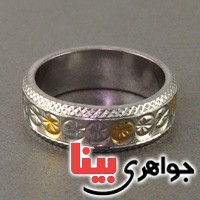 انگشتر نقره قلم کاری ایتالیایی