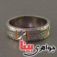 انگشتر نقره قلم کاری سبک ایتالیایی _کد:18972