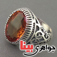 انگشتر الکساندریت درشت مردانه مدل اسلیمی _کد:19010