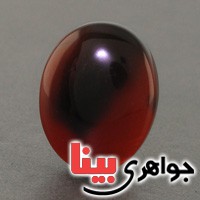 نگین انگشتر عقیق یمنی جگری درشت ناب _کد:19032