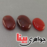 نگین انگشتر عقیق یمنی سه عددی زیبا _کد:19034