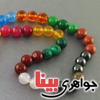 تسبیح چند جواهر سنگ درمانی 33 دانه ای بسیارعالی