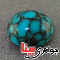 نگین انگشتر فیروزه شجری خوش نقش _کد:19088