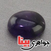نگین انگشتر آمتیست دامله درشت خوشرنگ _کد:19105