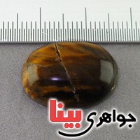 نگین انگشتر چشم ببر (تایگر) درشت خوشرنگ _کد:19113