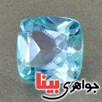 نگین انگشتر توپاز با تراش خاص قدیمی