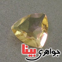 نگین انگشتر سیترین با تراش خاص _کد:19124