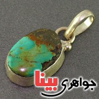 گردنبند فیروزه نیشابوری سنگ درمانی _کد:19140