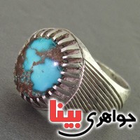 انگشتر فیروزه نیشابوری قدیمی _کد:19157