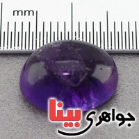 نگین انگشتر آمتیست دامله خوشرنگ _کد:19178