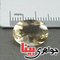 نگین انگشتر سیترین تک خوشرنگ _کد:19180