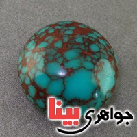 نگین انگشتر فیروزه شجری درشت خوش نقش _کد:2880