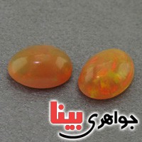 نگین انگشتر اوپال آتشین بسیار خوشرنگ نگین انگشتر اوپال آتشین بسیار خوشرنگ