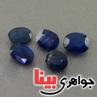 نگین انگشتر یاقوت کبود بسیار خوشرنگ یکدست _کد:19211