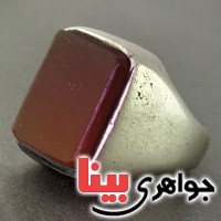انگشتر عقیق یمنی قدیمی خاص _کد:2886