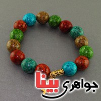 دستبند سندلوس درشت رنگارنگ _کد:19227