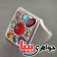 انگشتر چند جواهر قدیمی عتیقه باحرز خاص _کد:19228