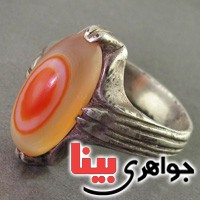 انگشتر عقیق باباقوری قدیمی _کد:2891