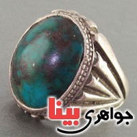 انگشتر فیروزه کرمانی قدیمی درشت _کد:2892