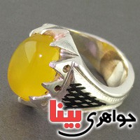 انگشتر عقیق شرف الشمس اصیل هدیه دیپلماتیک _کد:2900