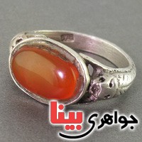 انگشتر عقیق یمنی خوش آب عتیقه _کد:2903