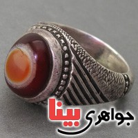 انگشتر عقیق باباقوری عتیقه _کد:2906