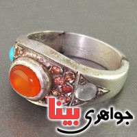 انگشتر عقیق یمنی قدیمی خاص انگشتر عقیق یمنی قدیمی خاص