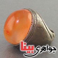 انگشتر عقیق یمنی عتیقه درشت _کد:2924