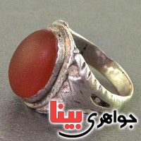 انگشتر عقیق یمنی کهنه قدیمی _کد:2933