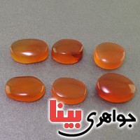نگین انگشتر عقیق یمنی خوشرنگ عالی شش عددی _کد:19251