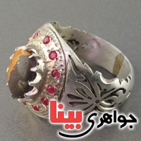 انگشتر مولتی با یاقوت فاخر  همراه با شناسنامه بین المللی _کد:2951
