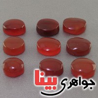 نگین انگشتر عقیق یمنی بسیار ناب و کلکسیونی نه عددی _کد:2956