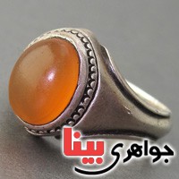 انگشتر عقیق یمنی شرف الشمس قدیمی عتیقه  _کد:2963