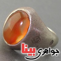 انگشتر عقیق یمنی کهنه قدیمی عتیقه _کد:2971
