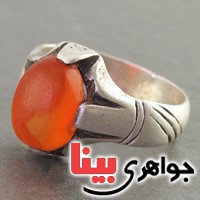 انگشتر عقیق یمنی کهنه عتیقه خوش روزی _کد:2979