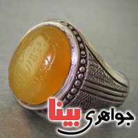 انگشتر عقیق شرف الشمس کهنه عتیقه _کد:2996