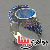 انگشتر توپاز مدل باشکوه و خاص _کد:3007