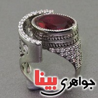 انگشتر یاقوت گارنت مدل باشکوه و خاص _کد:3011