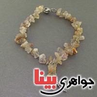 دستبند دُر مویی قدیمی سنگ درمانی زنانه