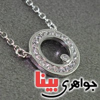 گردنبند زیرکن (زرقون) ماکرو زنانه طرح نازنین _کد:19324