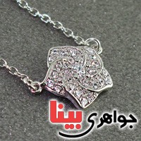 گردنبند زیرکن (زرقون) ماکرو زنانه طرح بهشت _کد:19326
