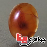 نگین انگشتر عقیق شرف الشمس یمنی منظره ای درشت زیبا _کد:19333