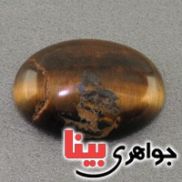 نگین انگشتر چشم ببر درشت بسیار عالی قدیمی _کد:19353