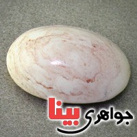 نگین انگشتر فیروزه سفید درشت خوش نقش _کد:19369