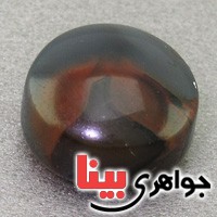 نگین انگشتر عقیق یمنی جزع درشت فاخر _کد:19372