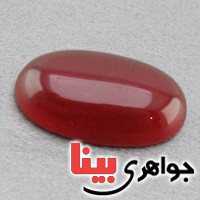 نگین انگشتر عقیق قرمز درشت خوشرنگ _کد:19389