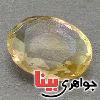 نگین انگشتر سیترین بسیار عالی زیبا _کد:19395