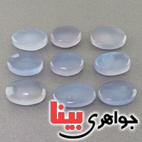نگین انگشتر عقیق یمنی کبود بسیار عالی نه عددی _کد:19398