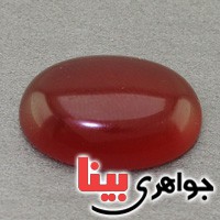 نگین انگشتر عقیق قرمز درشت خوشرنگ _کد:19405